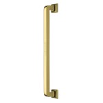 M Marcus Heritage Brass Door Pull Handle Square Vintage Design 338mm length